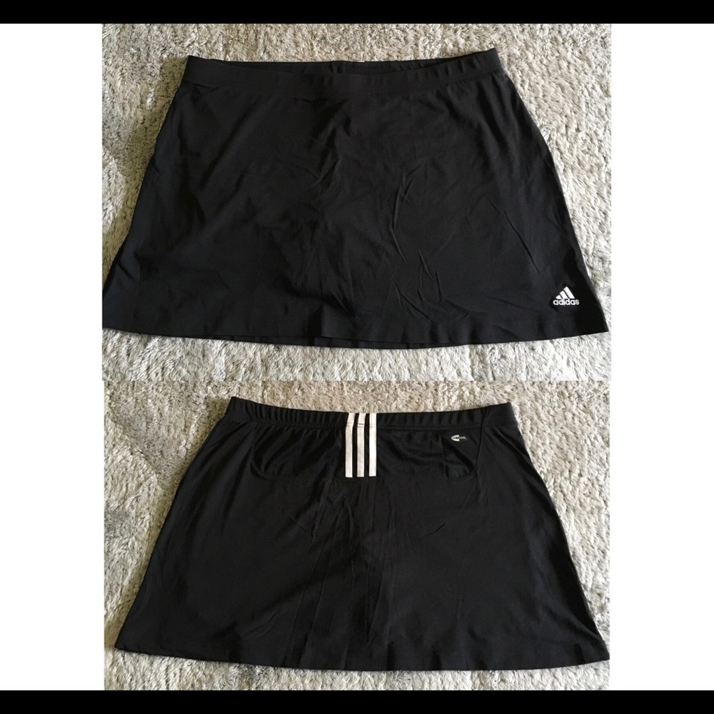 Adidas black skort